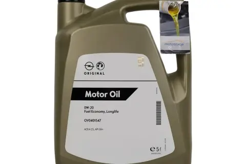Olej 0W-20 do silników Opel, idealny na każdą pogodę. Zapewnia płynną pracę silnika w szerokim zakresie temperatur.